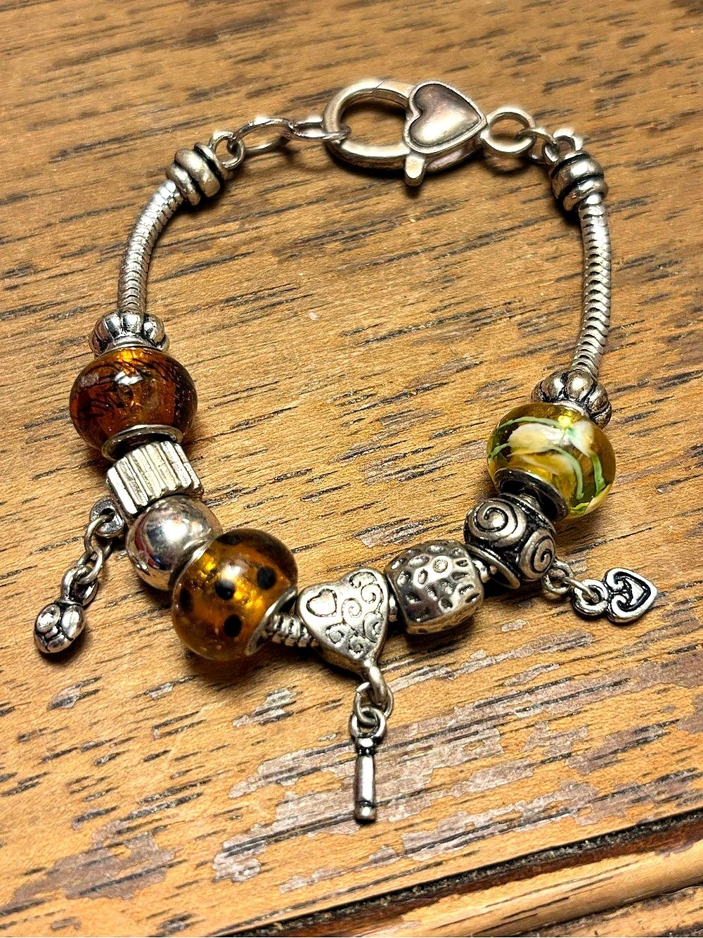Beaded Charm Bracelet